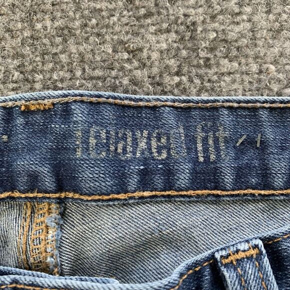 Carhartt Mens Relaxed Fit Blue Jeans Straight Med Wash Size 36 x 30 - Picture 10 of 13